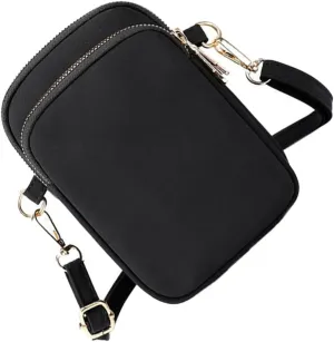 1Pc Mini Shoulder Bag for Women Lightweight Crossbody Cell Phone Purse for Travel School Shopping Work Durable Nylon Material Versatile Design for Daily