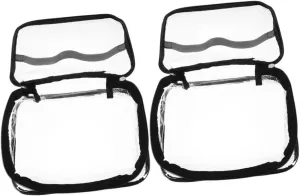 2 Pcs Pvc Handbag Lunch Bag for Travel Insulated Cooler Bag for Snacks Organizer
