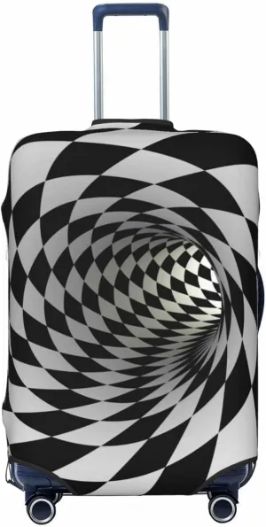 3d Vortex Illusion Luggage Cover,Washable Suitcase Covers Fashion Luggage Covers,Anti-Scratch Suitcase Protector Cover