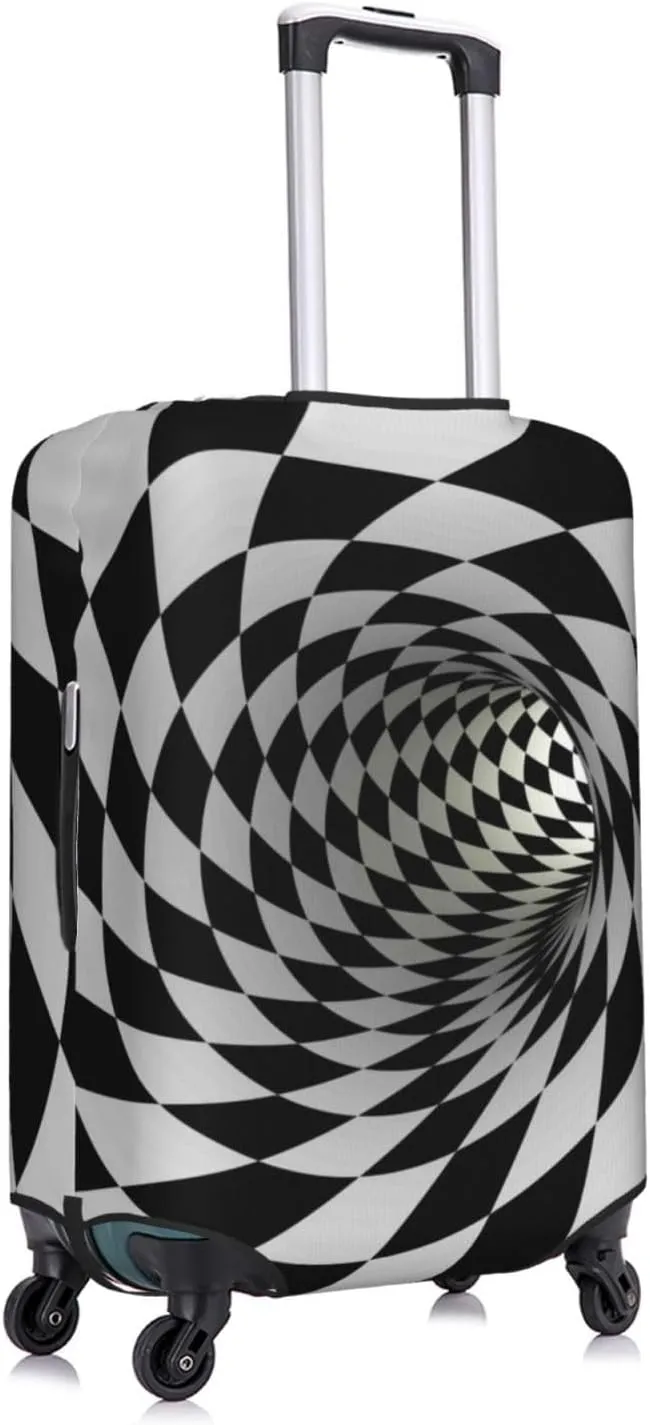 3d Vortex Illusion Luggage Cover,Washable Suitcase Covers Fashion Luggage Covers,Anti-Scratch Suitcase Protector Cover