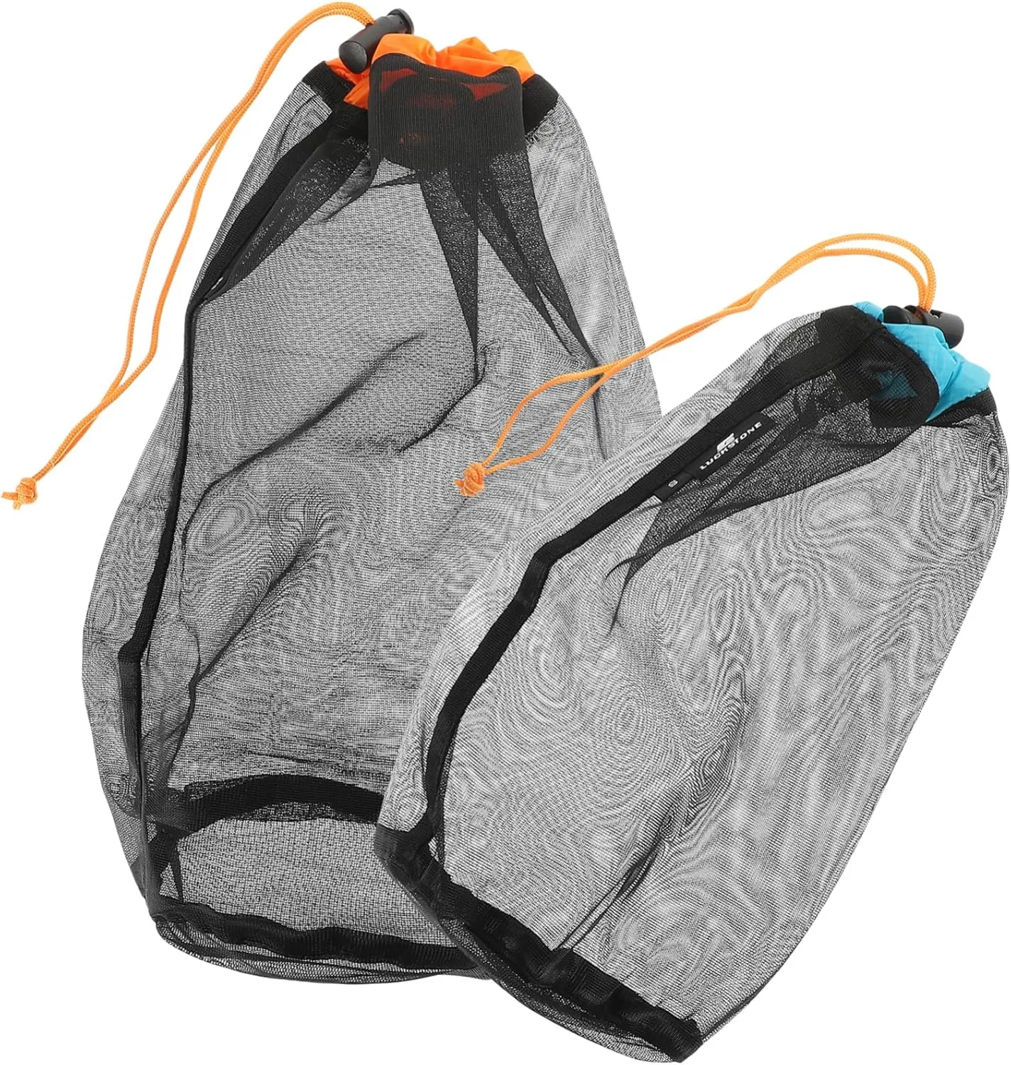5sets Clothes Storage Bag Drawstring Bag for Travel Mesh Hammock Anti-wear Portable Clothes Organizer 2pcs*5