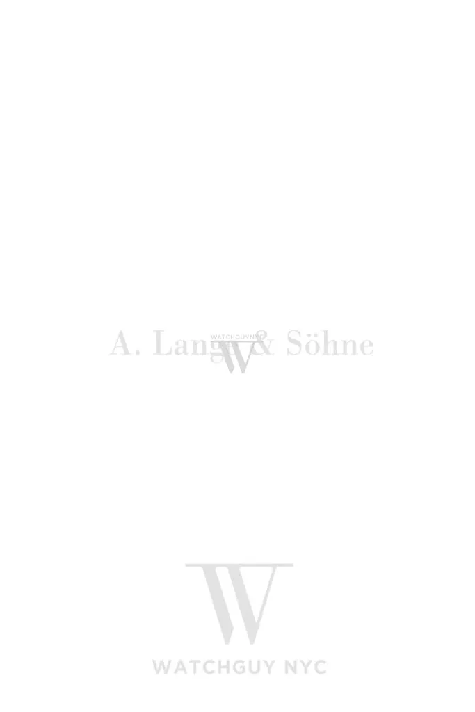 A. Lange & Sohne Lange 1 Lange 1 101.039 Watch