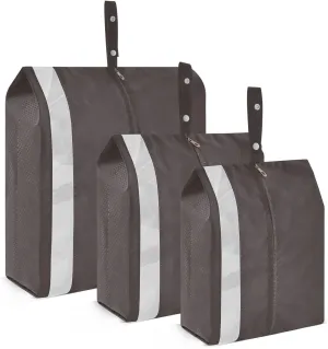 Black Coffee Color Packing Cubes Set of 3, Lightweight Travel Luggage Organizers Foldable Bags for Easy Packing and Organization