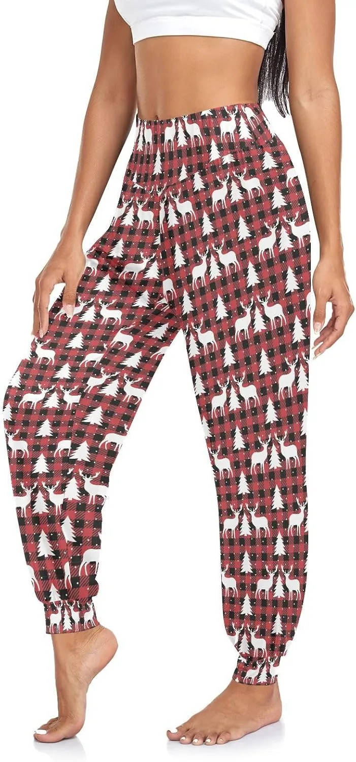 Boho Yoga Pants for Women Joggers Workout Pants Casual Dance Sweatpants Beach Sport Pants Trousers