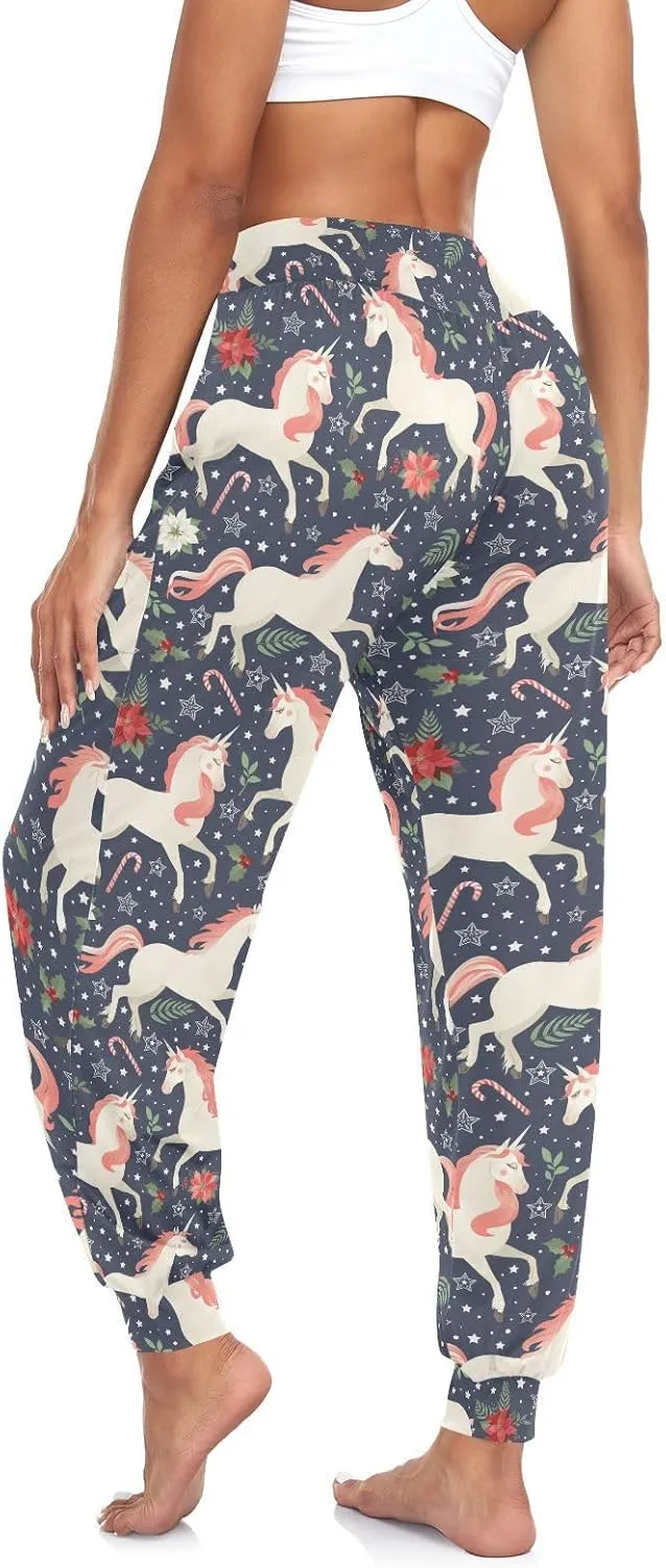 Boho Yoga Pants for Women Joggers Workout Pants Casual Dance Sweatpants Beach Sport Pants Trousers