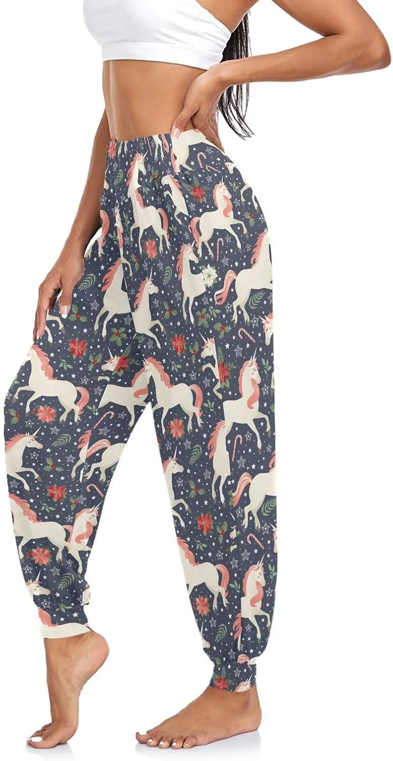 Boho Yoga Pants for Women Joggers Workout Pants Casual Dance Sweatpants Beach Sport Pants Trousers