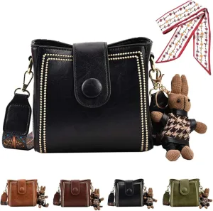 Bootara Bucket Bag, Spacious Travel Tote with Adjustable Wider Shoulder Strap Convertible Shoulder/Crossbody