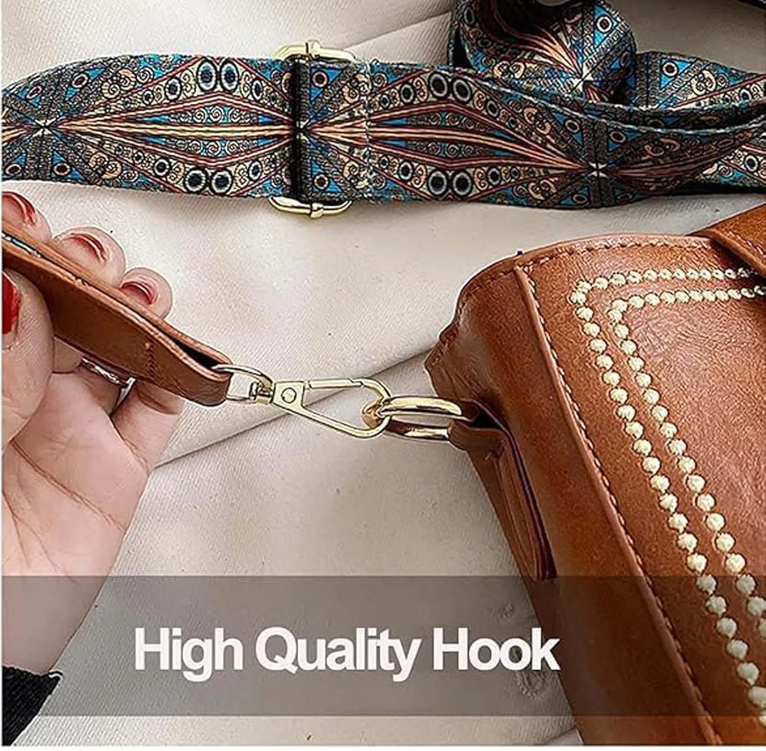 Bootara Bucket Bag, Spacious Travel Tote with Adjustable Wider Shoulder Strap Convertible Shoulder/Crossbody