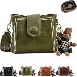 Bootara Bucket Bag, Vintage Fashion Bag, Crossbody Bags Adjustable Wider Shoulder Strap, Spacious Travel Tote
