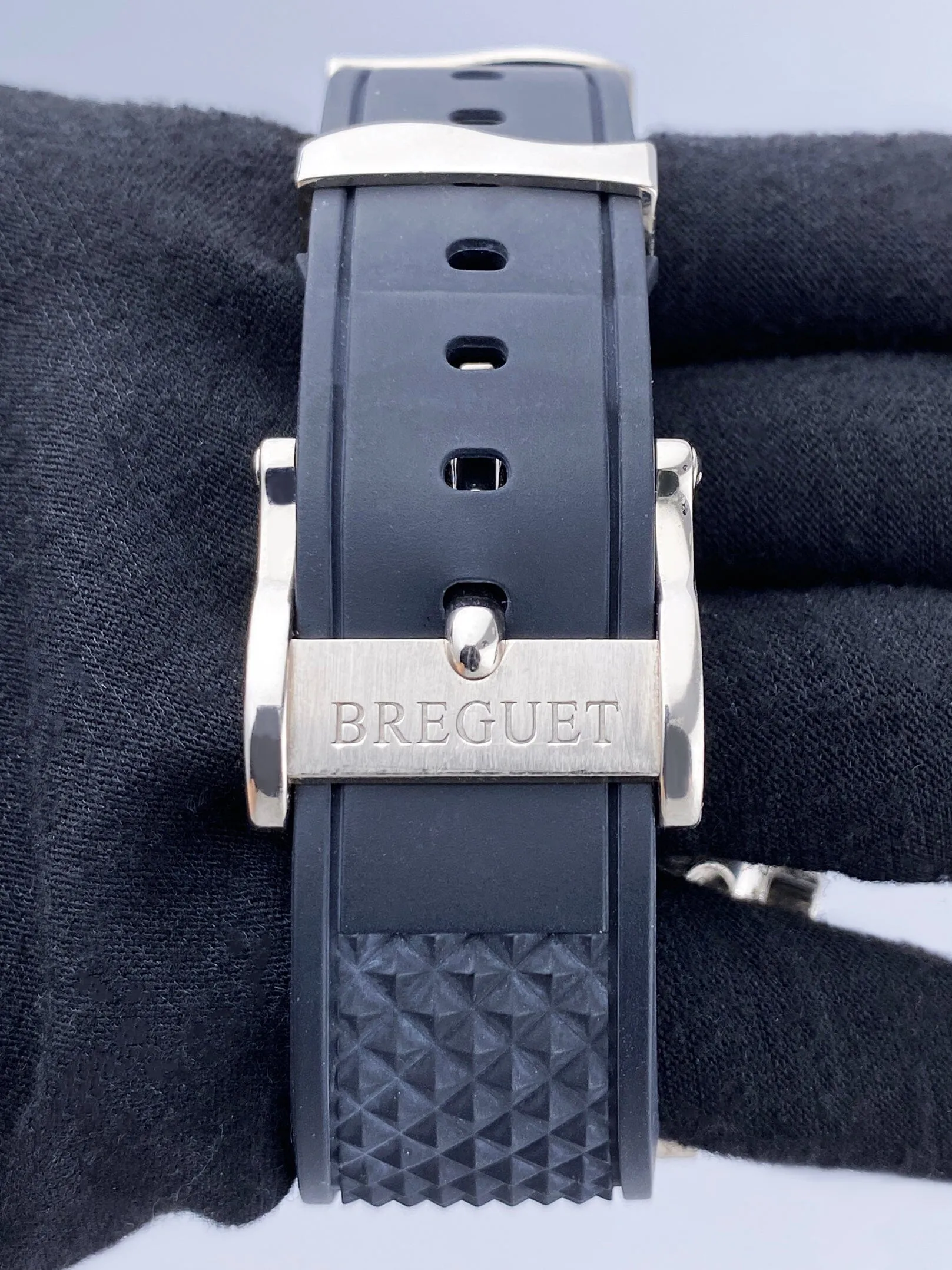 Breguet Marine Royal 5847 18K White Gold Mens Watch Box Papers