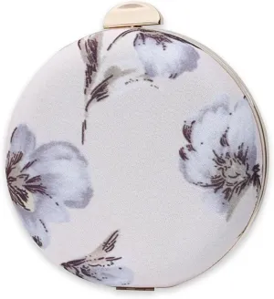 Bridal Wedding Purse Elegant Shoulder Vintage Handbag Ladies Crossbody Round Clutch Purses for Women Flower Evening