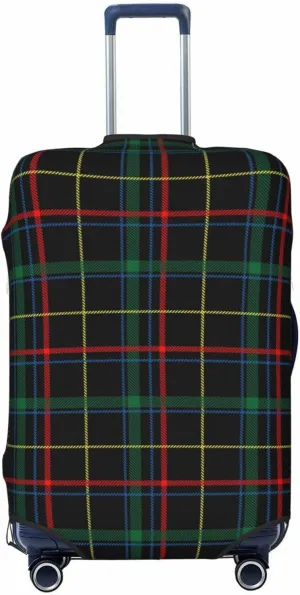 Buffalo Plaid Dark Green Luggage Cover,Washable Suitcase Covers Fashion Luggage Covers,Anti-Scratch Suitcase Protector Cover