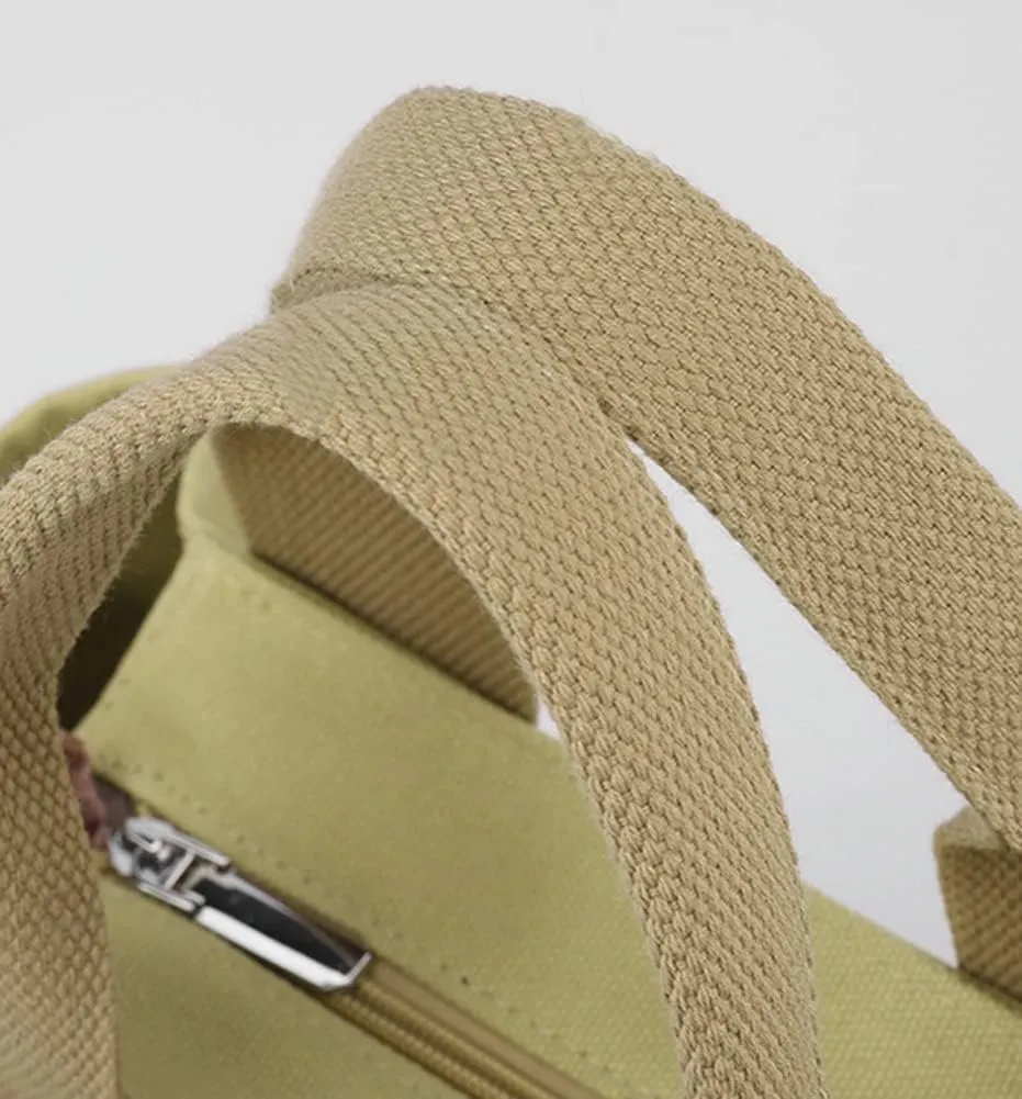 Canvas Tote Bags for Women Small Canvas Crossbody Bag Satchel Purses Multi-pocket Handbags Casual Work Bags 2023