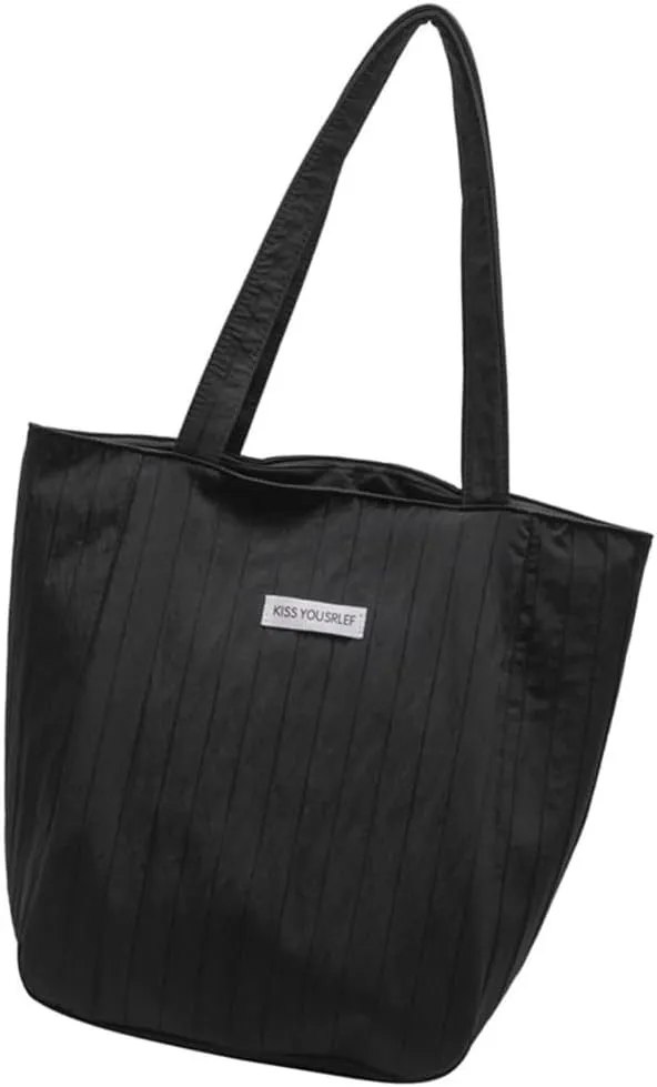 Casual Korean Bucket Bag For Women Spacious Single Shoulder Bags Large Handbag Underarm Purse Fashion Accessory