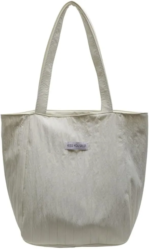 Casual Korean Bucket Bag For Women Spacious Single Shoulder Bags Large Handbag Underarm Purse Fashion Accessory