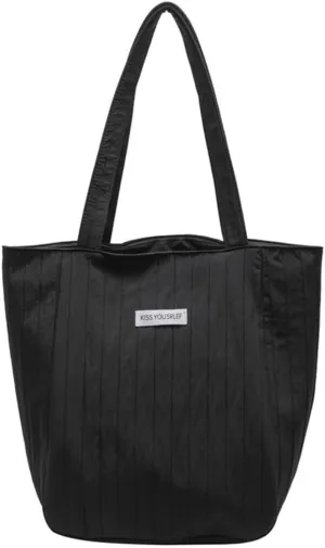 Casual Korean Bucket Bag For Women Spacious Single Shoulder Bags Large Handbag Underarm Purse Fashion Accessory