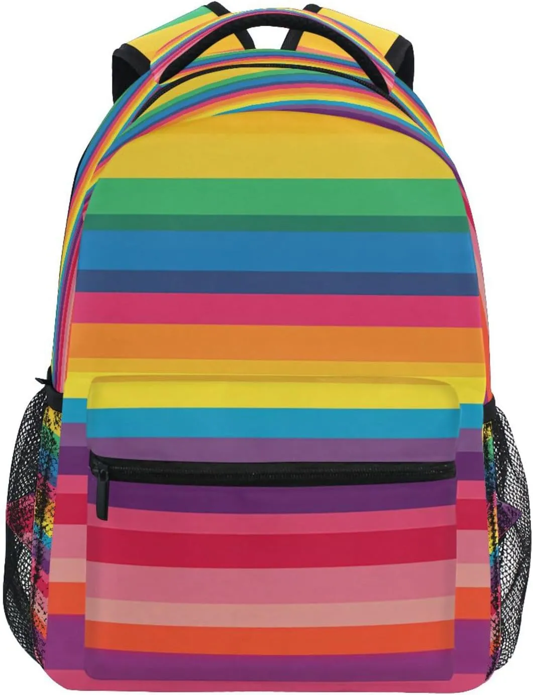 CEBUGI Travel Backpack for women men Horizontal Stripes lightweight Laptop Backpack College bookbag Casual Daypack
