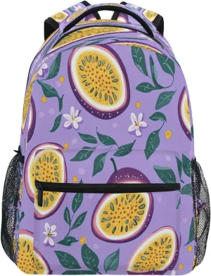 CEBUGI Travel Backpack for women men Passion Fruit lightweight Laptop Backpack College bookbag Casual Daypack