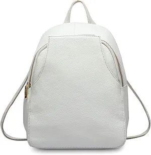 Charm Women Backpack 100% Genuine Leather Anti-theft Button Elegant Female Travel Bags ZCN0326