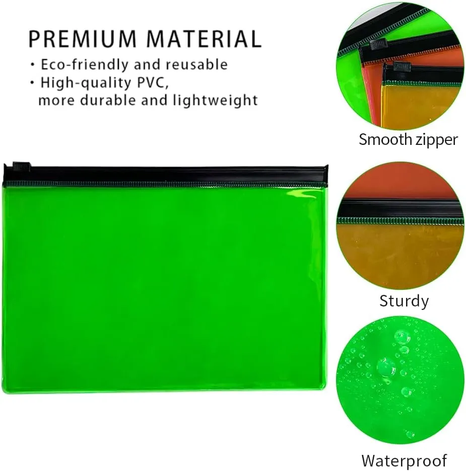 Clear 6PCS Mini Card Zipper Bag,5.9"x5.9",Lipstick Data Cable Card Accessory Organizer,Travel Small Storage Bag (6PCS-8.66x5.9inch)