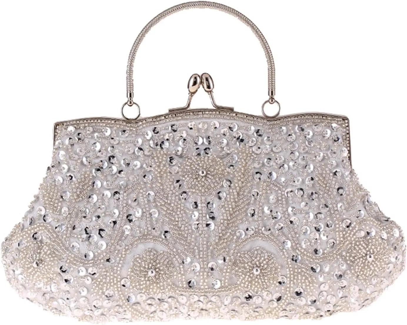 Clutch Purses for Women Elegant Womens Crystal Evening Bags Wedding Bridal Diamond Handbags for Banquets, Parties, and Proms