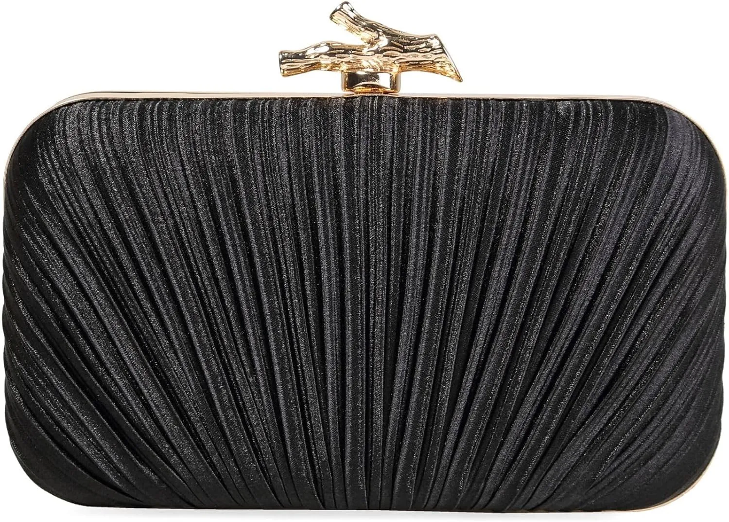 Clutch Purses for Women, Pleated Woven Evening Bag Designer Party Handbag for Cocktail/Formal/Prom/Wedding