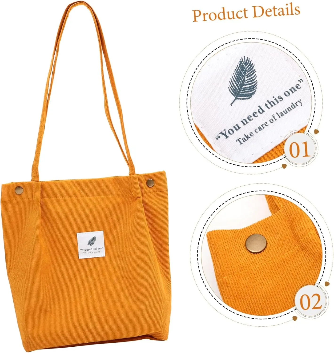 Corduroy Bag Canvas Tote Bag for Women Corduroy Tote Bag Womens Tote Bag Canvas Bag Womens Handbags