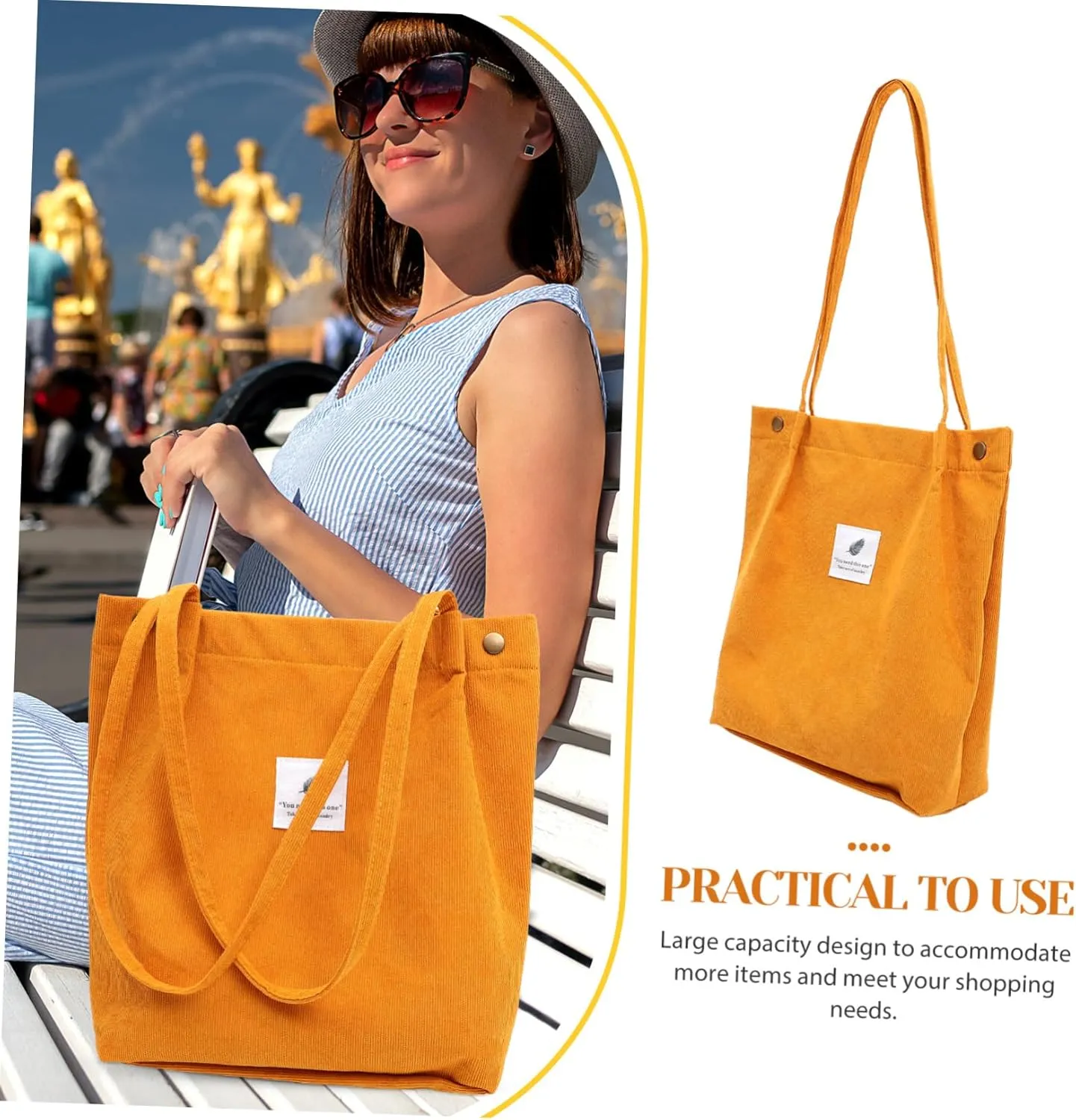 Corduroy Bag Canvas Tote Bag for Women Corduroy Tote Bag Womens Tote Bag Canvas Bag Womens Handbags