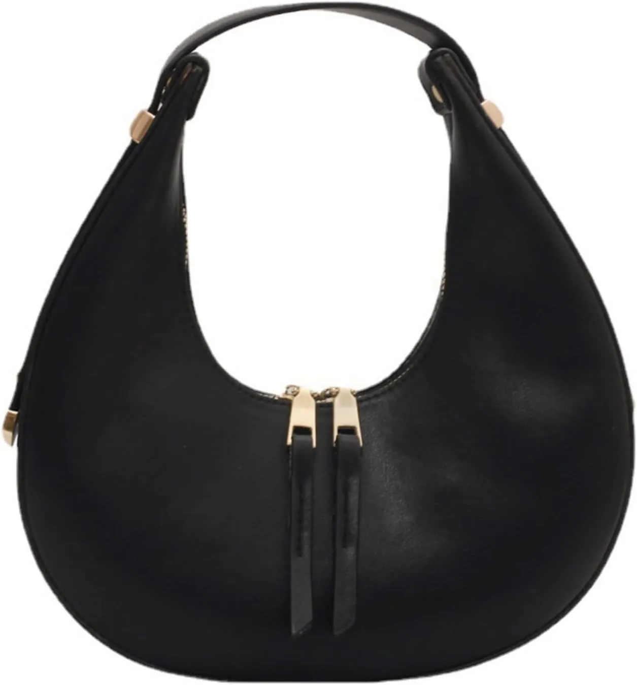 Crescent Shoulder Bags for Women, Elegant Hobo Handbag Cute Underarm Trendy Clutch Purse for Daily Use