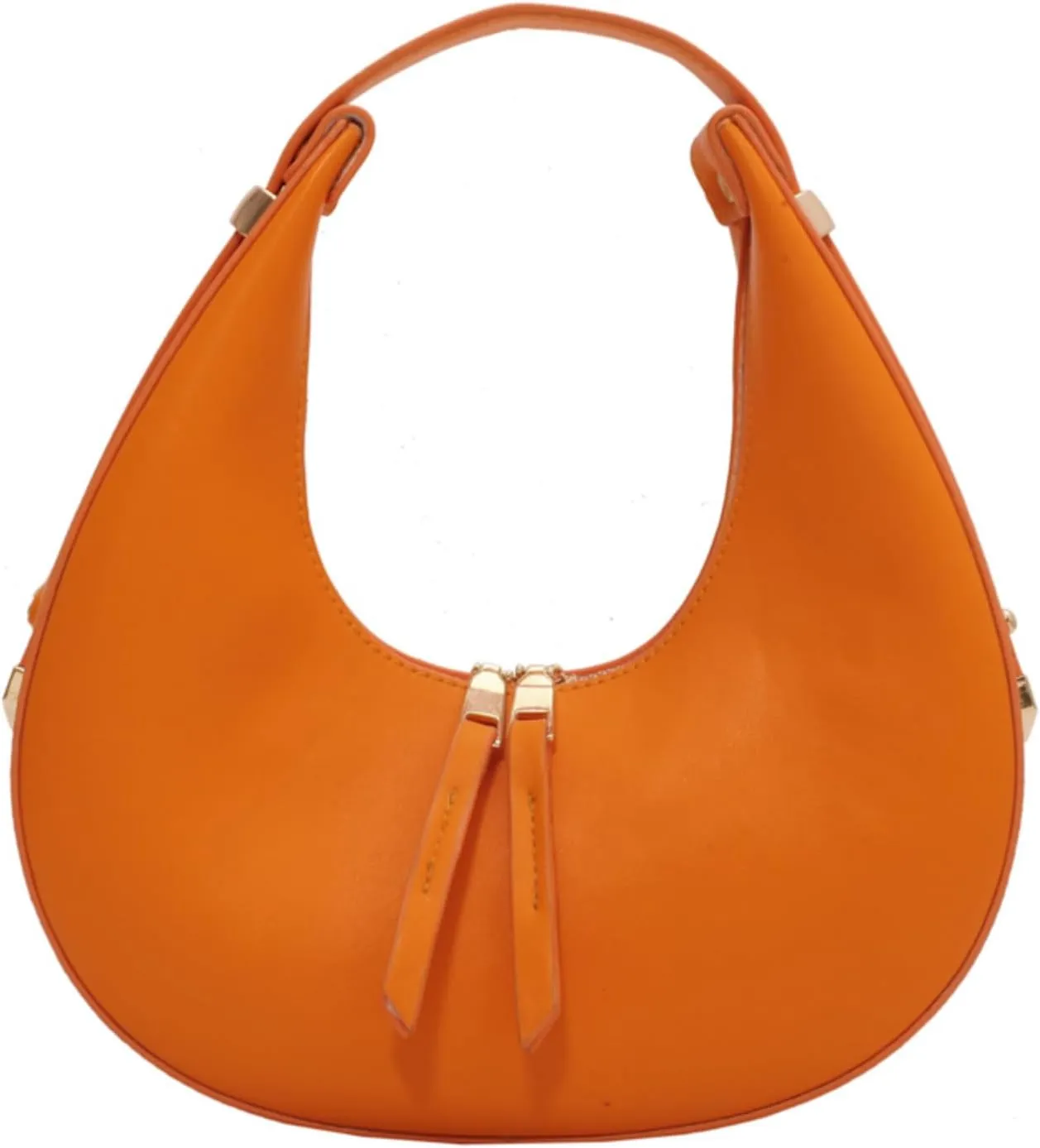 Crescent Shoulder Bags for Women, Elegant Hobo Handbag Cute Underarm Trendy Clutch Purse for Daily Use