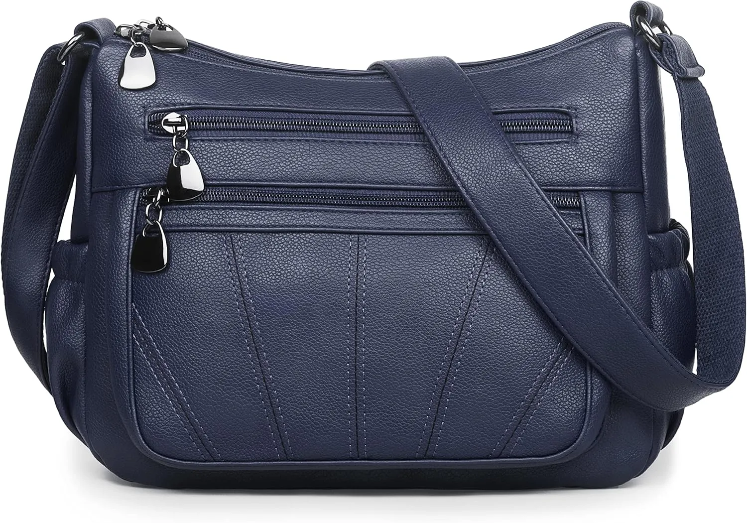 Crossbody Purse for Women Ladies Soft PU Leather Shoulder Bag Medium Roomy Handbag Fashion Tote Top Handle Satchel