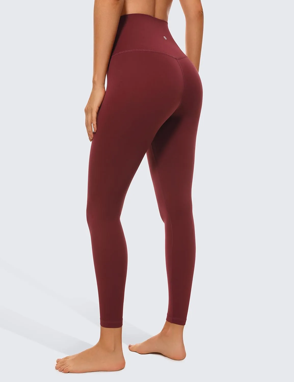 CRZ YOGA Air Feeling High Waisted Leggings for Women 25'' - Warm Thick Workout Buttery Soft Yoga Pants Lounge