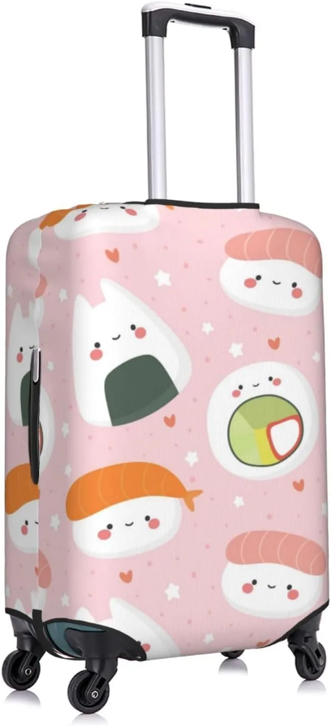 Cute Sushi (2) Luggage Cover,Washable Suitcase Covers Fashion Luggage Covers,Anti-Scratch Suitcase Protector Cover