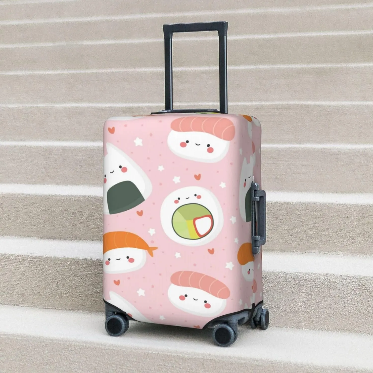 Cute Sushi (2) Luggage Cover,Washable Suitcase Covers Fashion Luggage Covers,Anti-Scratch Suitcase Protector Cover