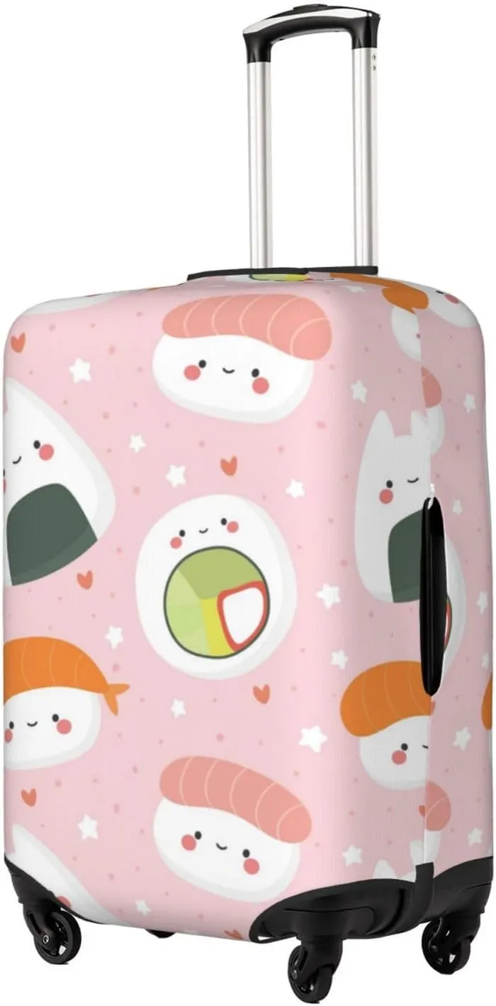 Cute Sushi (2) Luggage Cover,Washable Suitcase Covers Fashion Luggage Covers,Anti-Scratch Suitcase Protector Cover