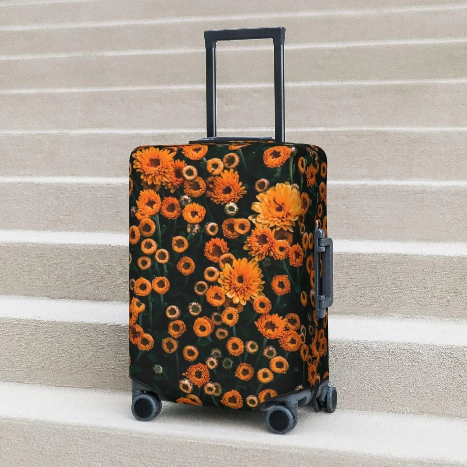Daisies Luggage Cover,Washable Suitcase Covers Fashion Luggage Covers,Anti-Scratch Suitcase Protector Cover