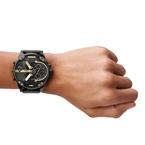 Diesel Mr. Daddy 2 Analog Black Dial Men's Watch-DZ7435