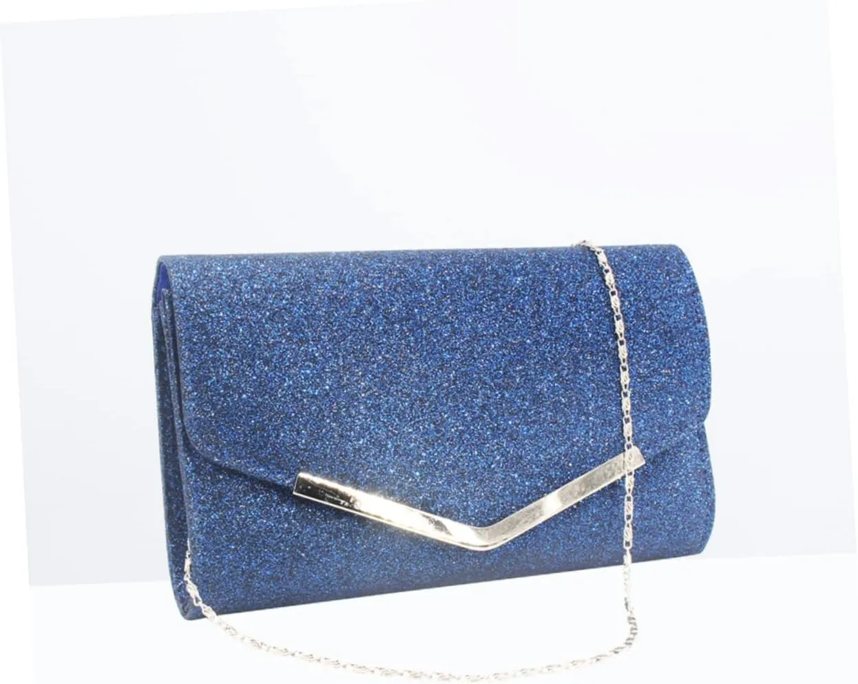 Dinner Bag Mens Wallet with Chain Wristlet for Women Silver Handbag Wallet for Men with Chain