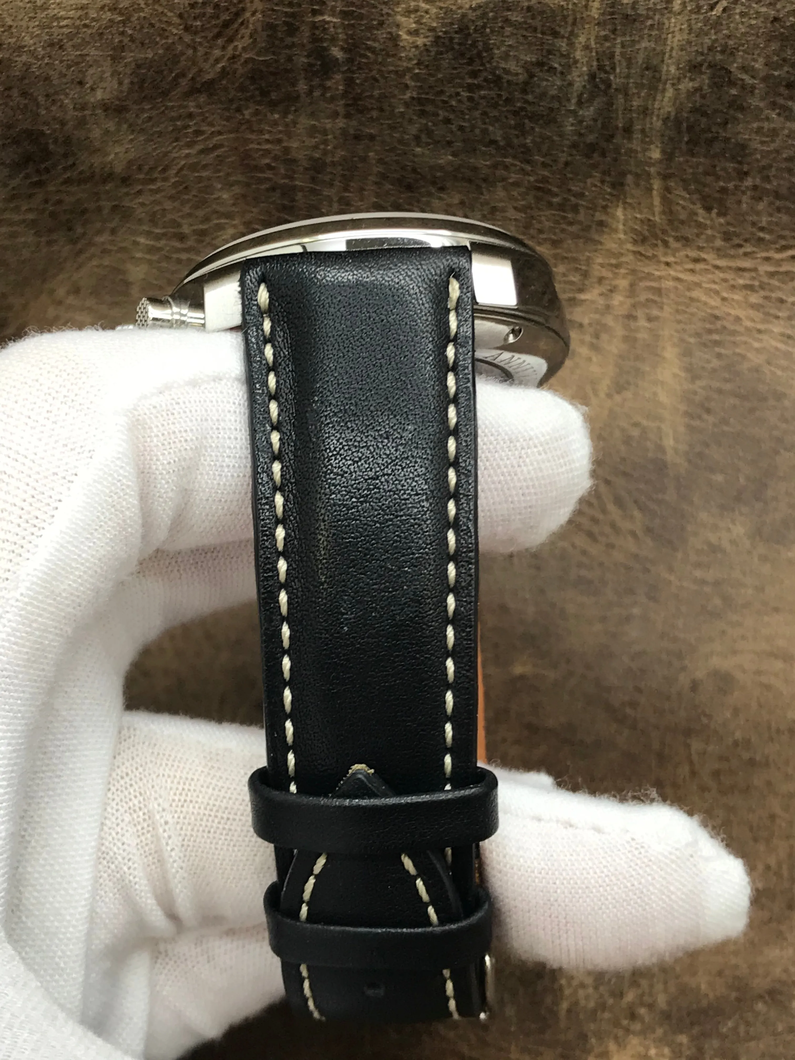Eberhard Chronographe 120Ème Anniversaire 31120 Black Dial Automatic Men's Watch