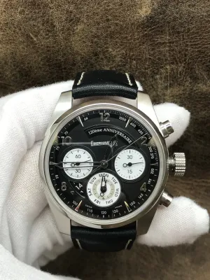 Eberhard Chronographe 120Ème Anniversaire 31120 Black Dial Automatic Men's Watch