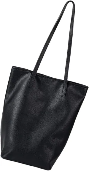 Elegant Bucket Bag Large Leather Shoulder Bags For Women Girls Underarm Purse Casual Handbag With Spacious Interior