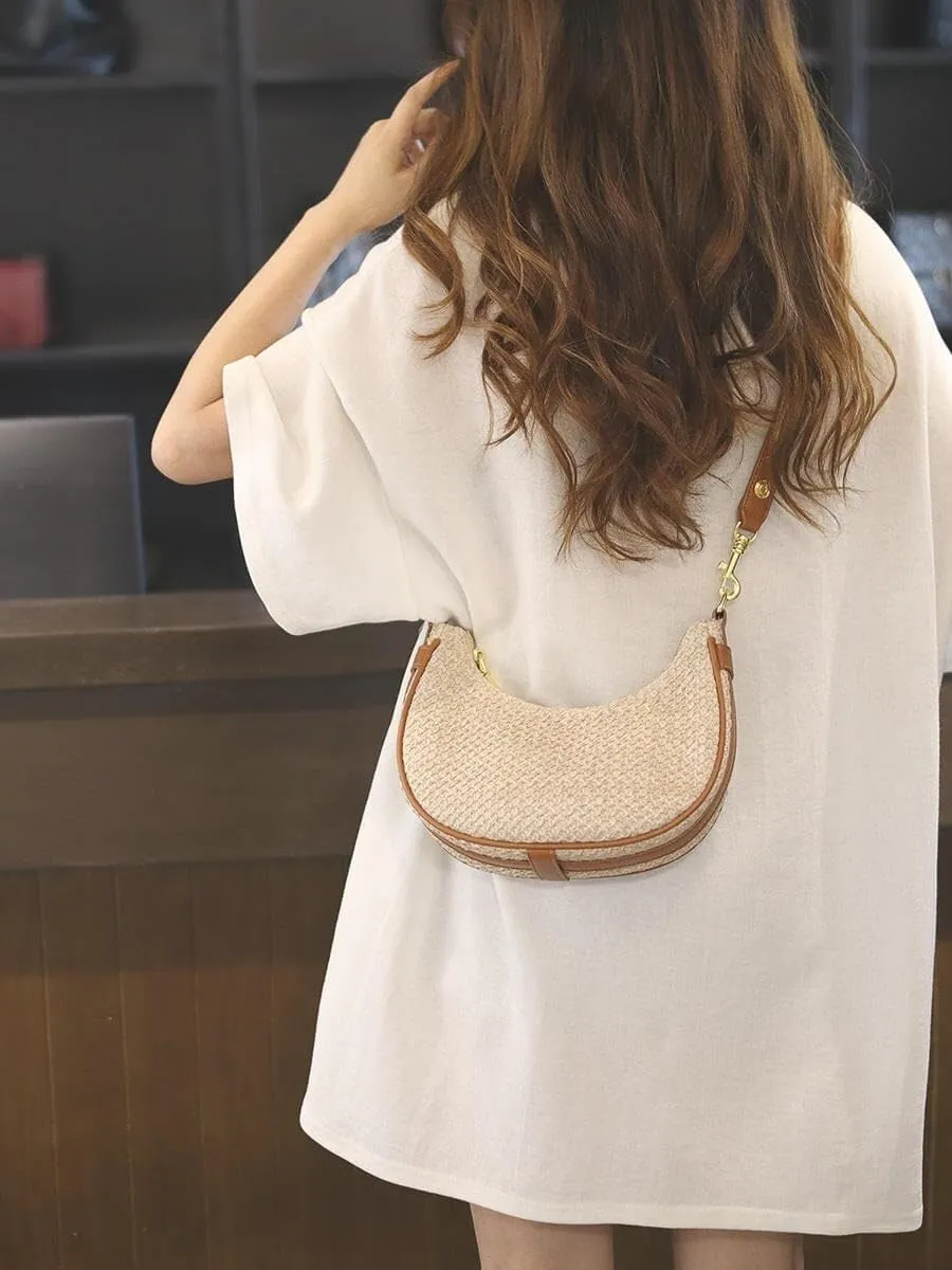 Elegant Designer Leather Evening Clutch Handbag with Gold Chain Shoulder & Crossbody Strap for Women