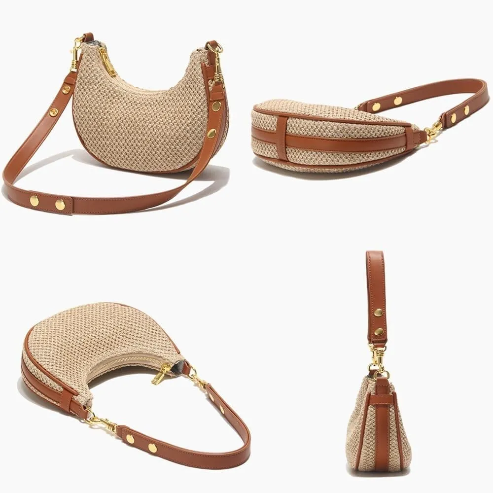 Elegant Designer Leather Evening Clutch Handbag with Gold Chain Shoulder & Crossbody Strap for Women