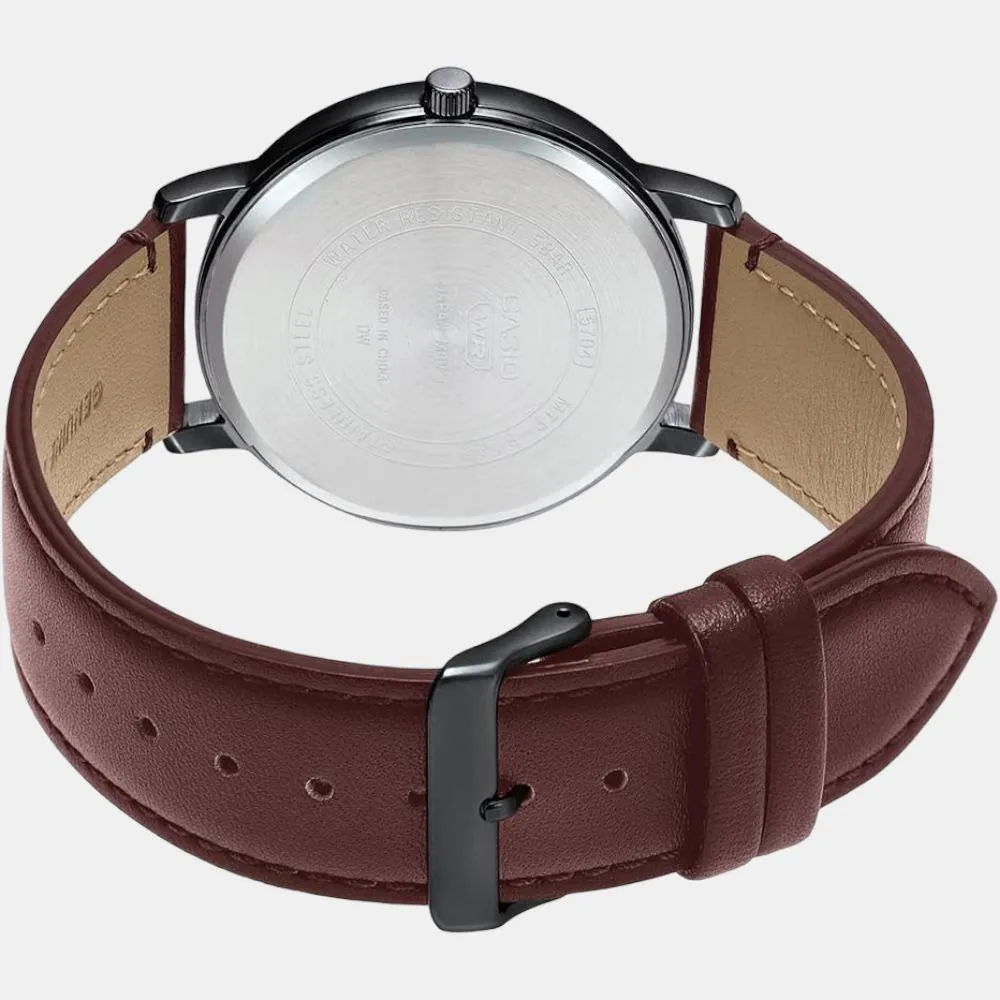 Enticer Men's Chronograph Leather Watch A2062 - MTP-B310BL-5AVDF