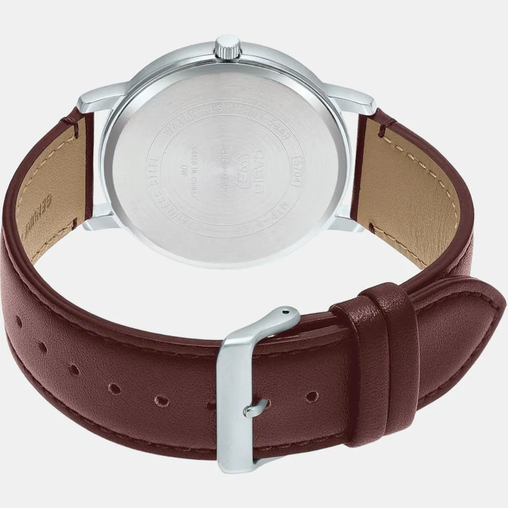 Enticer Men's Chronograph Leather Watch A2063 - MTP-B310L-9AVDF