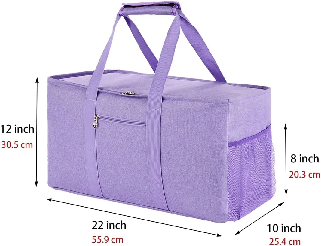 Extra Large Utility Tote Bag,Reusable Shopping Bags with Handles - Waterproof,Foldable,and Spacious