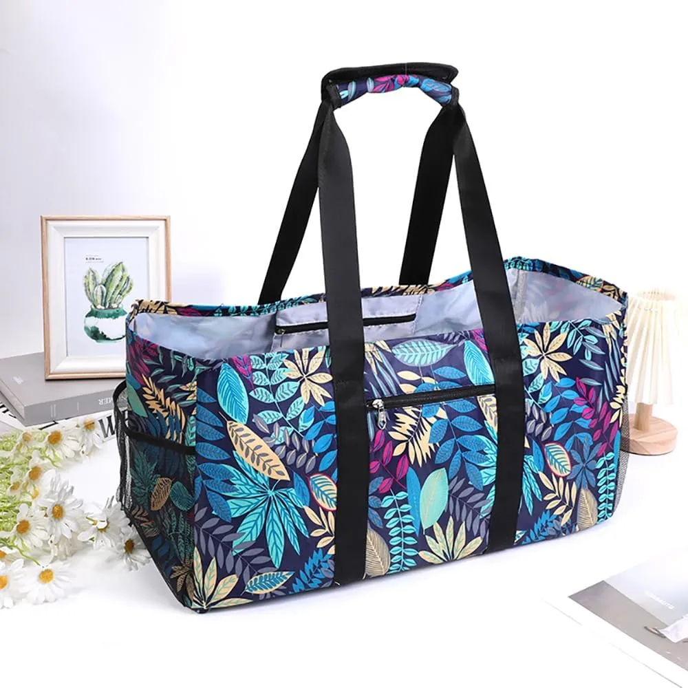 Extra Large Utility Tote Bag,Reusable Shopping Bags with Handles - Waterproof,Foldable,and Spacious