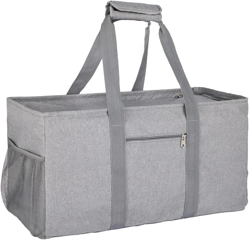Extra Large Utility Tote Bag,Reusable Shopping Bags with Handles - Waterproof,Foldable,and Spacious