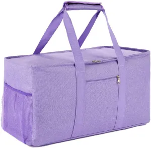 Extra Large Utility Tote Bag,Reusable Shopping Bags with Handles - Waterproof,Foldable,and Spacious