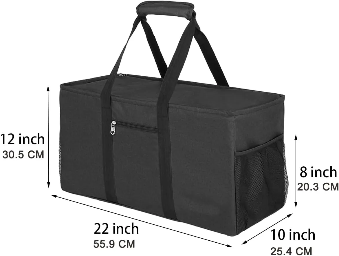 Extra Large Utility Tote Bag,Reusable Shopping Bags with Handles - Waterproof,Foldable,and Spacious